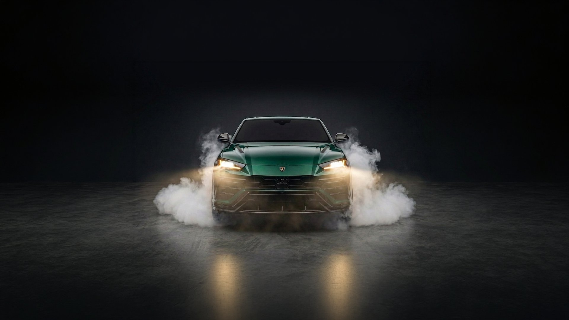 Lamborghini Urus, lights on