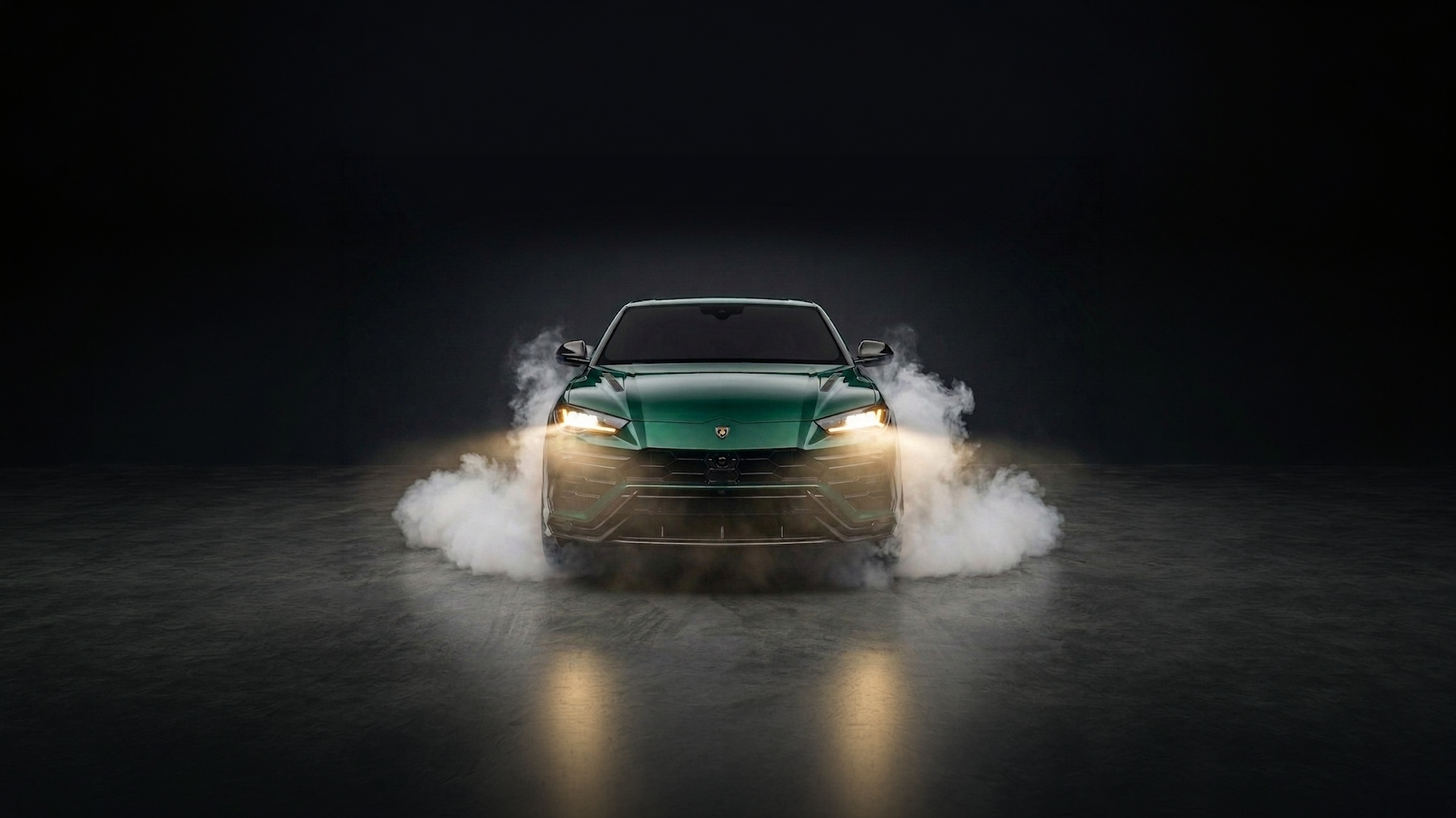 Lamborghini Urus, lights on